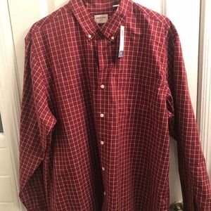 Dockers men  long sleeve shirt  XL 60/40 cotton polyester with tags